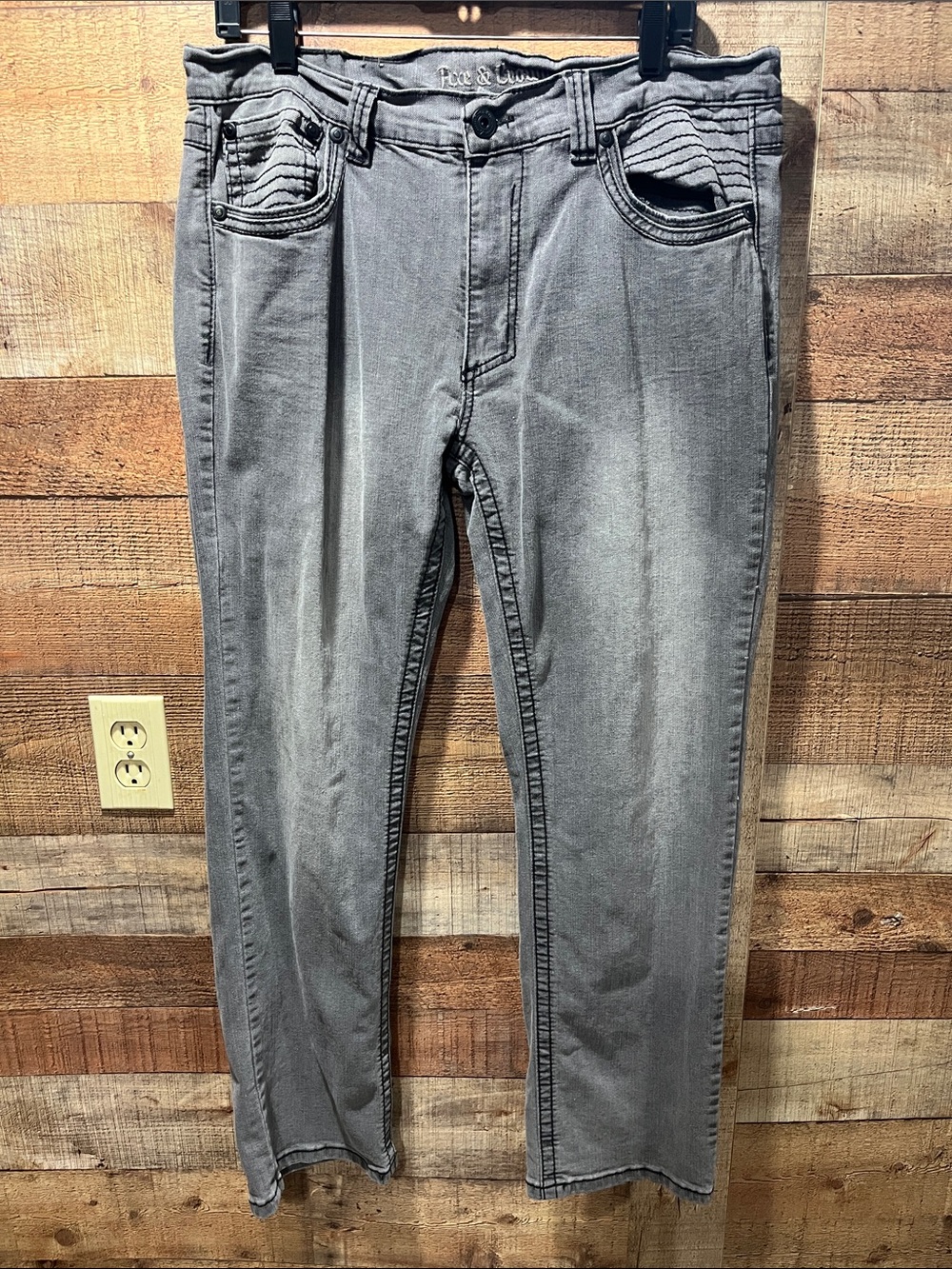 Axe & Crown grey jeans slim fit men's 34/30